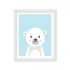 Monochrome Animal Portrait Frames Set